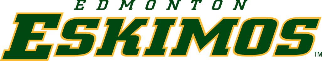 Edmonton Eskimos 1998-Pres Wordmark Logo vinyl decal